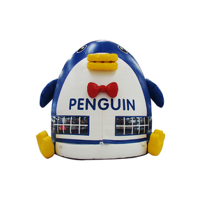 Oferta Especial: Casa <span class=keywords><strong>de</strong></span> Brinco Inflable <span class=keywords><strong>de</strong></span> PVC Resistente con Diseño <span class=keywords><strong>de</strong></span> <span class=keywords><strong>Pingüino</strong></span> Azul, Castillo Hinchable para Niños al <span class=keywords><strong>Aire</strong></span> Libre - Product Image 1