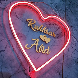 Biển đèn LED in UV gắn tường trang trí đám cưới ý nghĩa, đèn LED chiếu sáng trang trí tiệc, thiết kế đèn LED cho trang trí tiệc của bạn - Product Image 6