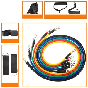 ชุดยางยืดออกกำลังกายคุณภาพสูง 11 เส้น สำหรับการฝึกความต้านทานสูง กายภาพบำบัด และการปรับรูปร่าง - Product Image 4