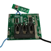 Carte de protection de batterie au lithium 5S 18,5V-21V, carte de circuit 2-MOS avec voyant LED pour outils électriques sans fil
