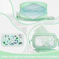 Sac banane pour épingles à broches, sac Ita, sac de rangement pour épingles à broches, sacs à bandoulière pour femmes et filles, cadeaux, présentoir pour épingles à broches pour le sport, les souvenirs, les voyages, les broches