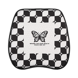 Coussin de siège de voiture en gel, respirant en nid d'abeille, antidérapant, design simple, utilisable en toutes saisons - Product Image 5