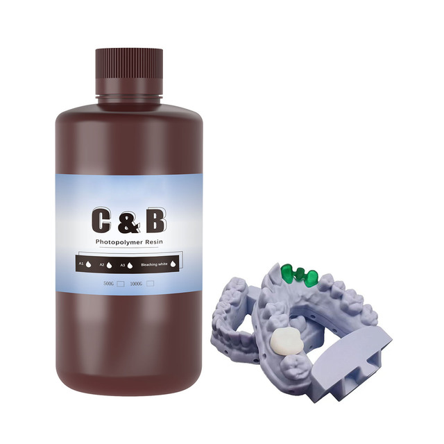 High Quality Matrix Brand 99.9% Purity Temporary Crown and Frame Dental Resin for DLP/LCD 3D Printer