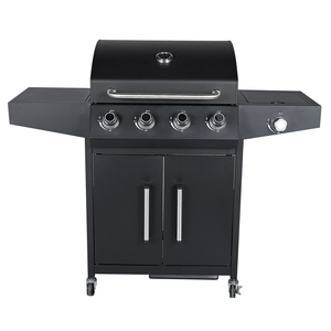 Horno de Gas 3 Quemadores con Mesa Auxiliar Parrillas de Barbacoa Parrilla de Gas Propano Exterior - Product Image 6