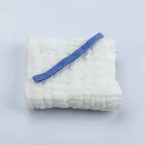 Esponja laparotomy para hospital pré-lavado sem lavagem médica 100% algodão