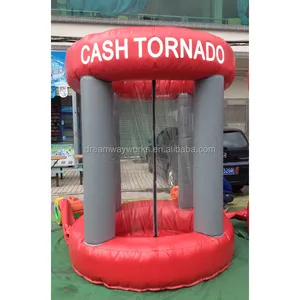 Máquina de dinero inflable, Cubo de efectivo inflable, cabina de dinero inflable para publicidad, gran oferta, 2020