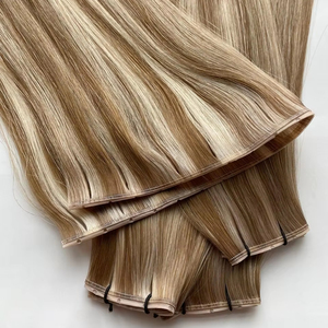 Extensiones de Cabello Humano Chino Remy Virgen de Doble Trama 2026 con Trama Invisible de Piel, Trama Única, Cabello Suave y Liso - Product Image 1