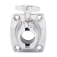 Zinc Alloy Drum Kit Holder Base Plate Cymbal Holder Clamp Percussion Instrument Parts