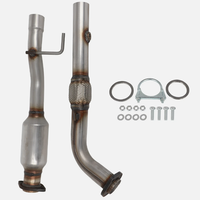 Convertisseur catalytique d'échappement 18064 pour Toyota Camry 2.4L 2007-2011, section intermédiaire arrière avec joints, boulons, kit de quincaillerie, montage direct