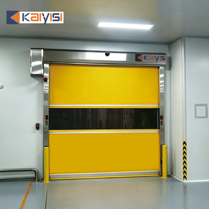 Kit de <span class=keywords><strong>Puerta</strong></span> Eléctrica de Diseño Moderno Personalizable, <span class=keywords><strong>Puerta</strong></span> Enrollable de PVC, Estilo Abierto, Impermeable, de Acero Inoxidable, de Alta Velocidad - Product Image 6