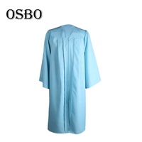 Vente en gros 2025 Pas cher Adulte Mat Marron Académique Bachelor Graduation Robe Chœur Robe