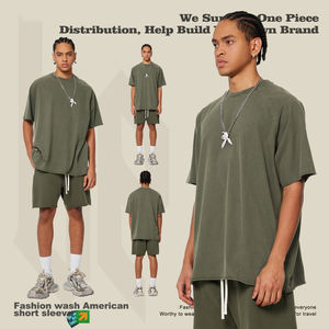 Personalizado <span class=keywords><strong>de</strong></span> talla grande hombres Hip Hop Stone Streetwear Camiseta 100% algodón camiseta sangría <span class=keywords><strong>de</strong></span> gran tamaño ácido lavado Vintage camiseta diseño - Product Image 2