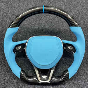 Volant modifié pour Toyota Camry Corolla, couvre-volant en fibre de carbone, amélioration du volant - Product Image 2
