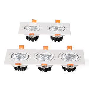 High Quality Adjust Led Down <strong>Light</strong> Double Head Aluminum <strong>Fitting</strong> 2*5W Ceiling Spot Lighting AC220V Cob Led Downlights - Product Image 4