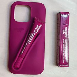 Custodia Protettiva in Silicone per <span class=keywords><strong>iPhone</strong></span> 17 16 15 con Design Rossetto, Portatile, per Lucidalabbra e Rossetto, Compatibile con <span class=keywords><strong>iPhone</strong></span> 14 13 12 <span class=keywords><strong>Pro</strong></span> Max - Product Image 1
