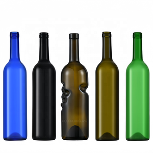 Vacío 750ml 500ml 1L Color Verde oscuro Borgoña Corcho Sellado Precio barato Botellas <span class=keywords><strong>de</strong></span> <span class=keywords><strong>vino</strong></span> <span class=keywords><strong>de</strong></span> vidrio - Product Image 1