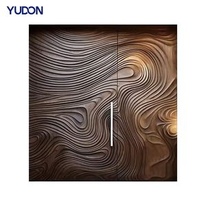 YUDON <strong>DOOR</strong> <strong>2026</strong> Modern Cast Aluminum <strong>Door</strong> Anti-Theft Function Chinese Design High Security Fire Prevention Villa Apartment - Product Image 1
