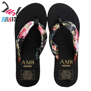 Sandalias de Playa de Cuña para Mujer, Estilo Bohemio, con Parte Superior de EVA, Adorno Floral, Transpirables, Ligeras e Informales - Product Image 5