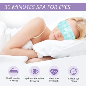 HODAF-mascarilla facial desechable con autocalentamiento para ojos, máscara de vapor para el cuidado de los ojos, sin fragancia, para turismo - Product Image 4