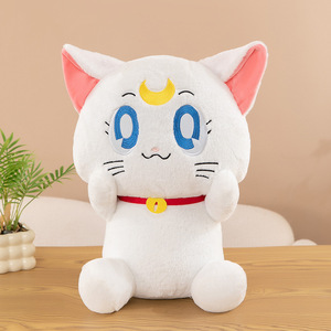 Girls' Moon <b>Cat</b> <b>Plush</b> Toys Wholesale Dolls Machine Exquisite Gifts Pendant Jewelry Arcade Creative Figurine Cute <b>Cat</b> Dolls Toys - Product Image 2