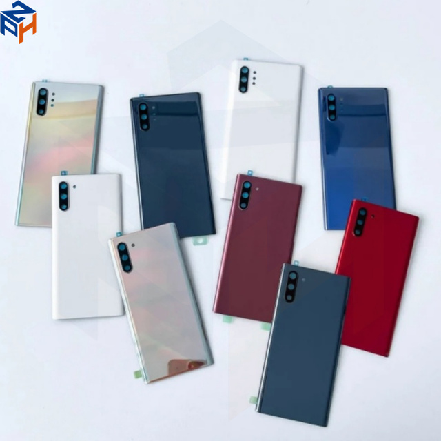 Note10Plus Housing for Samsung Galaxy Note 10 Plus N976 N975 Battery Back Cover Repair Replace Door Rear Case with Camera Lens