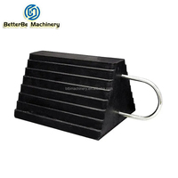 Cales de roue robustes en caoutchouc noir de marque BTB, modèle BTB-WHC010, capacité 4000 kg, non assemblées, pour voitures, camions et remorques