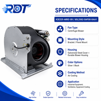 Módulo de Refrigeración AC Original K2E225-AB92-09 6SL3362-0AF00-0AA1, Reemplazo de Ventilador Centrífugo para Gabinete de Variador de Frecuencia