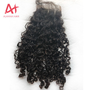 売れ筋トップグレード10Aバージン人間生カンボジアソフトキンキーカーリーヘアスイスレースクロージャー4x4ベビーヘアもつれなし