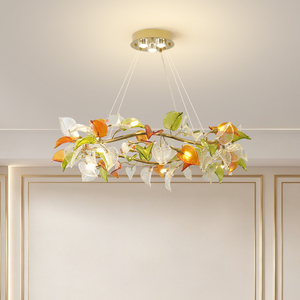 Lustre en fer de style nordique pour salon, suspension design moderne, lampe de plafond principale de luxe pour chambre à coucher intérieure - Product Image 2