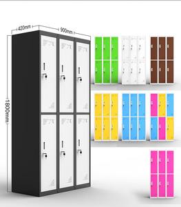 خزانة ملابس فولاذية متعددة الألوان متغيرة الأبواب لغرفة الملابس والحمام والمدرسة وصالة الغسيل - Product Image 5