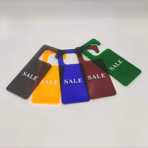 Tanda obral akrilik transparan tahan lama NW kedatangan toko pakaian label gantung Promosi diskon papan pajangan gantung - Product Image 1