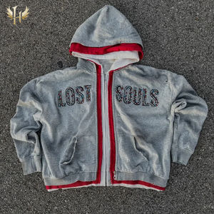 Мужской уличный пуловер с цветными стразами - Product Image 1