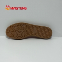Mingteng MT-0002 Semelle de chaussure décontractée personnalisée en TPR marron, antidérapante, résistante à l'usure, durable, de qualité supérieure, accessoires pour la fabrication de chaussures 1