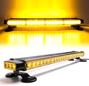 Junsun — barre lumineuse de neige à Double face, 26.5 pouces, jaune, 54 LED, alerte <span class=keywords><strong>automobile</strong></span> d'urgence, lumière stroboscopique sur le route - Product Image 2