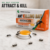 OMNI-CATCH Appât anti-fourmis efficace, sûr et puissant pour la transfert de nid, à placer dans les coins