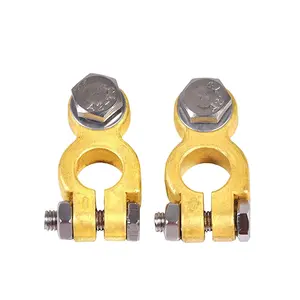 wholesale Pure brass Battery Terminal Set Car Battery Terminal Pure Copper Clamp Clips