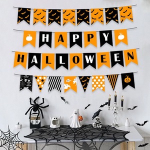 Custom Paper Birthday Party <b>Banners</b> Triangle Shape Diy Decorations For Celebrations - Product Image 3