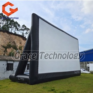 Écran de cinéma gonflable extérieur avec projecteur, écran de cinéma gonflable géant pour le stationnement - Product Image 2