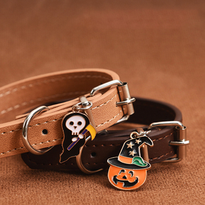 Halloween Haustier Hunde halsband Verstellbare Hunde halskette Langlebiges lustiges Haustier halsband für kleine mittelgroße Hunde Haustier zubehör - Product Image 1