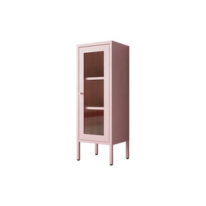 Công Nghiệp Thiết Kế Hiện Đại Sắt Glass 1 Cửa <span class=keywords><strong>Acacia</strong></span> Gỗ Hiển Thị Nội/<span class=keywords><strong>Sideboard</strong></span> Cho Nhà & Văn Phòng Sử Dụng Đồ Nội Thất - Product Image 2