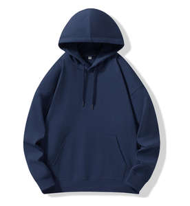 Sweat-shirt à capuche unisexe en vente chaude - Couleur unie, matière en coton, pull décontracté - Style streetwear, port quotidien, extérieur, taille ample pour l'hiver - Product Image 5