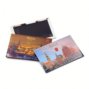 Manufactory Wholesale Customized City Riga Souvenir <b>Fridge</b> Landmark Metal Refrigerator Magnet - Product Image 6