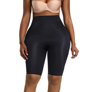Plus tamaño barriga de control para adelgazamiento de cuerpo shaper sexy mujer las caderas y <span class=keywords><strong>el</strong></span> pantalón de talle alto de seda de hielo sin glúteos - Product Image 3