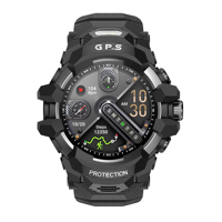 Reloj Inteligente Deportivo para Exteriores con GPS, Natación, Buceo, Brújula, Altímetro, Pesca, Múltiples Modos Deportivos, Reloj Inteligente con GPS