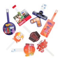Autocollant de promotion PVC pour étagère de supermarché, personnalisé, léger, auto-adhésif, pour prix et promotions en magasin d'alimentation