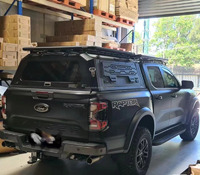 Camioneta Pickup Topper Aluminio/Acero Canopy Hard Top Canopy para Ford Ranger XLT/XLS/Wildtrak/Raptor Glass con las ventanas