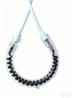 Élément chauffant infrarouge en quartz en fibre de carbone en forme de U à chauffage rapide, tube de remplacement pour chauffage solaire et chauffage d'appoint