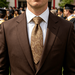 In Stock Powerful Merchant Geometric Eco-Friendly <b>Polyester</b> Formal Men's Holiday Banquet Business <b>Tie</b> - Product Image 4
