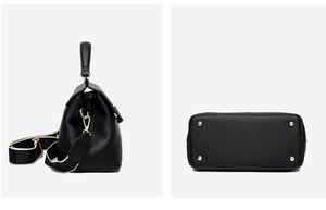 Bolso de mano para mujer con asa superior, bandolera de cuero, bolso cruzado de cuero para mujer - Product Image 5