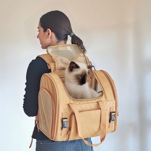 Expandable Foldable <b>Pet</b> Backpack - Car-Ready Travel <b>Carrier</b> for Small Dogs & Cats - Product Image 4